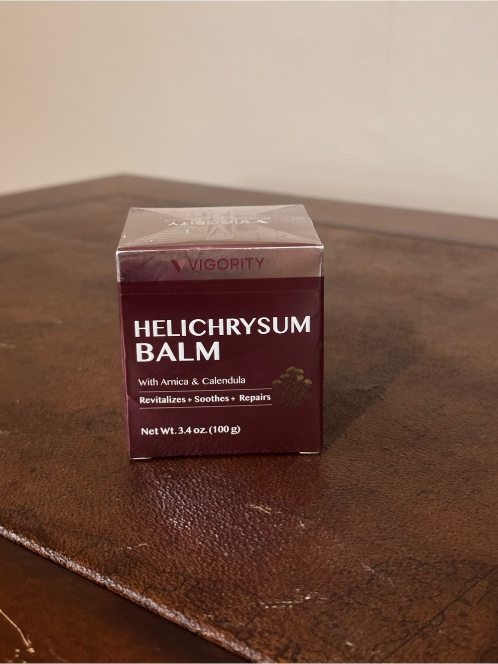 Helichrysum Balm Moisturizing Skin Balm — Deep Burgundy